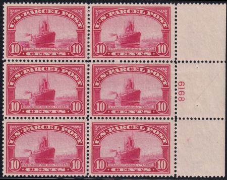 US Q6 Parcel Post NH VF-XF Wide Side #6168 PFC- Exceptional PLBL - One Of The Finest Known