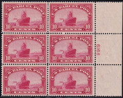 US Q6 Parcel Post NH VF-XF Wide Side #6168 PFC- Exceptional PLBL - One Of The Finest Known