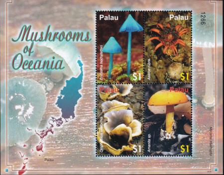 US 877 Trust Territories Palau NH VF Mushrooms M/S