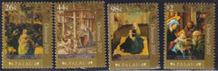 US 1017-20 Trust Territories Palau NH VF Christmas Set Of 4
