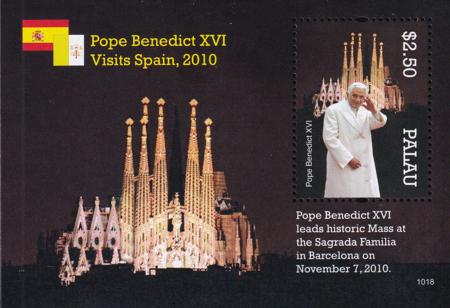 US 1038 Trust Territories Palau NH VF Pope S/S