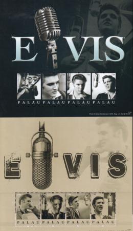 US 1040-41 Trust Territories Palau NH VF Elvis Sheet Set Of 2