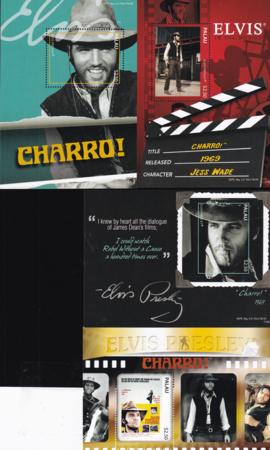 US 1042-45 Trust Territories Palau NH VF Elvis Movie S/S Set Of 4