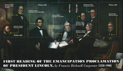 US 1059 Trust Territories Palau NH VF Lincoln Proclamation Sheet