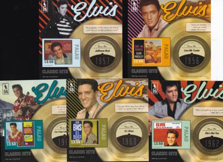 US 1098-02 Trust Territories Palau NH VF Greatest Hits Set Of 5