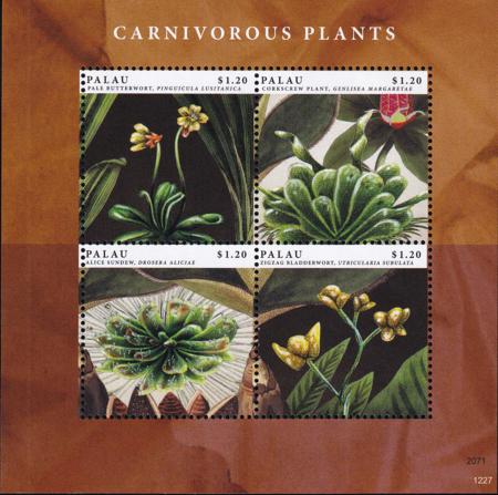 US 1116 Trust Territories Palau NH VF Carnivorous Plants