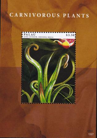US 1117 Trust Territories Palau NH VF Carnivorous Plants S/S