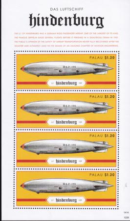 US 1125 Trust Territories Palau NH VF Hindenburg Disaster