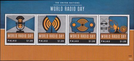 US 1127 Trust Territories Palau NH VF World Radio Sheet