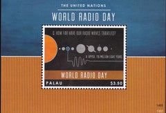 US 1128 Trust Territories Palau NH VF World Radio S/S