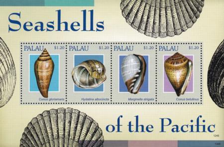 US 1133 Trust Territories Palau NH VF Seashells Sheet