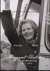 US 1152 Trust Territories Palau NH VF Margaret Thatcher S/S