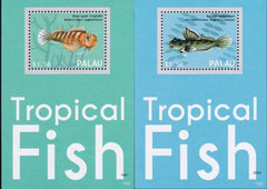 US 1157-58 Trust Territories Palau NH VF Tropical Fish S/S