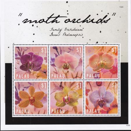 US 1187 Trust Territories Palau NH VF Orchids Sheets