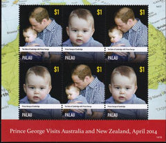 US 1219 Trust Territories Palau NH VF Prince George Visits M/S Of 6