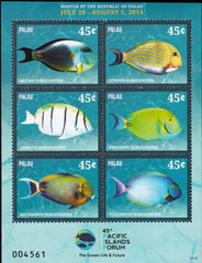 US 1222 Trust Territories Palau NH VF Fish Sheet