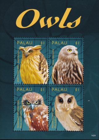 US 1229 Trust Territories Palau NH VF Owls