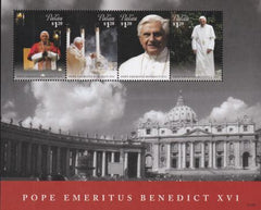 US 1258 Trust Territories Palau NH VF Pope Benedict XVI Sheet