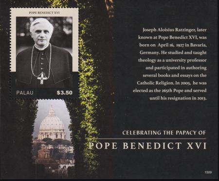 US 1278 Trust Territories Palau NH VF Pope S/S