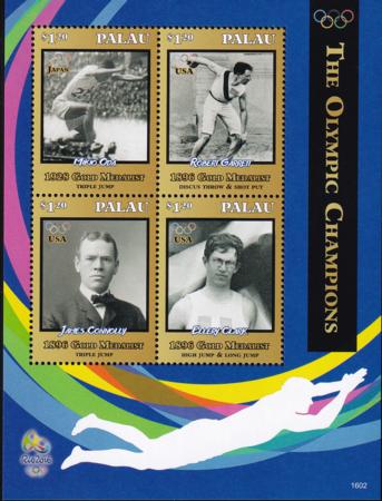 US 1307 Trust Territories Palau NH VF Summer Olympics