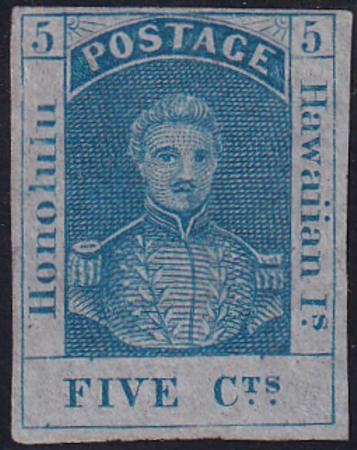 US Possessions - Hawaii 9 Possessions Mint F-VF 4 Margins Unused, Thin Spot PFC