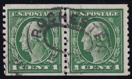 US 443 Washington / Franklin Used F-VF Pair - Rochester Oval