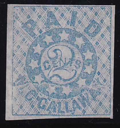 US Back Of Book - Confederate States of America 56x1 Var Mint VF Cracked Plate - Very Fresh!