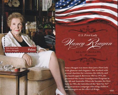 US 1325 Trust Territories Palau NH VF Reagan S/S