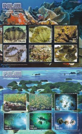 US 1339-40 Trust Territories Palau NH VF Tourism Protected Species