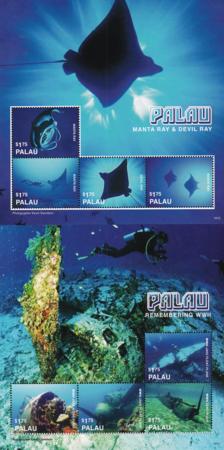 US 1343-4 Trust Territories Palau NH VF Tourism Sheets Of 4 II