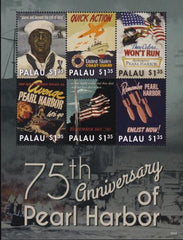 US 1347 Trust Territories Palau NH VF Attack On Pearl Harbor Sheet