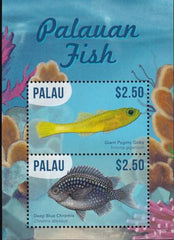 US 1350 Trust Territories Palau NH VF Fish S/S