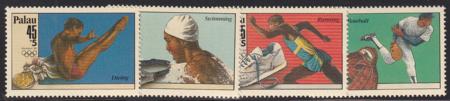 US B1-4 Trust Territories Palau NH VF Olympic Sports (1988)