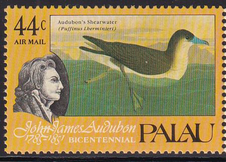 US C5 Trust Territories Palau NH VF Audubon (1985)