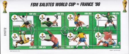 US 285 Trust Territories Micronesia NH VF Soccer M/S