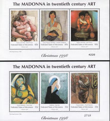 US 321-22 Trust Territories Micronesia NH VF Christmas M/S