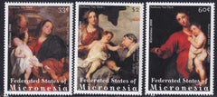 US 358-60 Trust Territories Micronesia NH VF Christmas