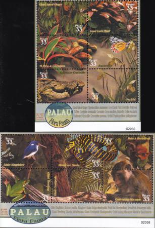 US 602-03 Trust Territories Palau NH VF Flora & Fauna M/S