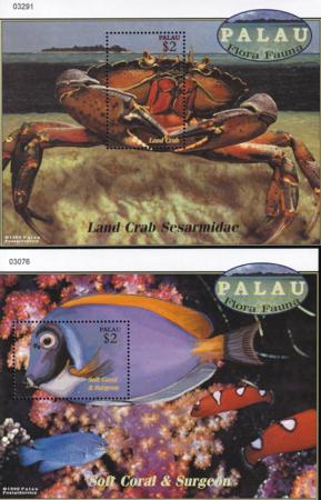 US 604-05 Trust Territories Palau NH VF Flora & Fauna S/S