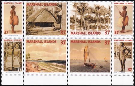 US 820 Trust Territories Marshall Islands NH VF Marshall Traditions