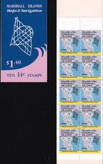 US 40a Trust Territories Marshall Islands NH VF 14¢ Booklet Pane