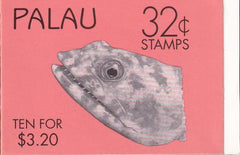 US 367a Trust Territories Palau NH VF 32-cent Bklt Pane