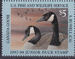 US JDS5 Junior Duck Stamp VF NH 1997-1998 Single