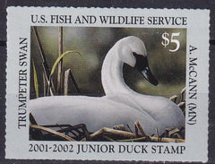 US JDS9 Junior Duck Stamp VF NH 2001-02 Single