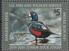 US JDS27 Junior Duck Stamp VF NH 2019-20 Single