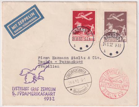 Denmark 1932 5th South American Flight  with C1 and C5