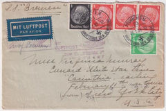 Germany 1939 Catapult Cover Bremen to New York