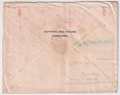 India 1936 Scipio Mirabella Bay, Crete Air Crash Cover