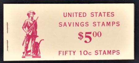 US S1c Postal Savings F-VF Mint NH Dry Print Pristine Booklet