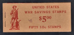 US WS7b Postal Savings Fine Mint NH Pristine Booklet with Fine Panes